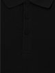 Black Pique Short Sleeve Polo Shirt